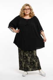 ITALIA oversized viscose zomer blouse/top/in meerdere kleuren