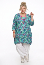 New Jersey viscoseA-lijn tuniek met zakken stretch