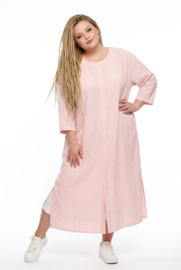 AKH oversized katoen A-lijn blazer/zomerjas tuniek apart