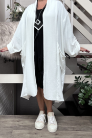ITALIA oversized viscose vest/in meerdere kleuren