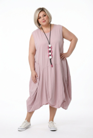 Moonshine katoen A-lijn jurk stretch / meerdere kleuren