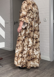 Mila Ragazza oversized A-lijn chiffon boho jurk  apart (extra groot)