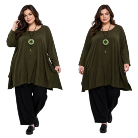 ITALIA MODA viscose mix A-lijn tuniek stretch