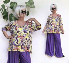 Ophilia viscose A-lijn tuniek  stretch