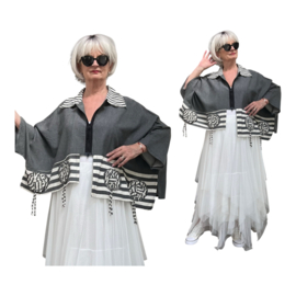 Vincenzo Allocca oversized katoen blazer/vest apart