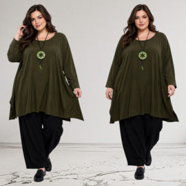 ITALIA MODA viscose mix A-lijn tuniek stretch
