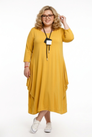 New Jersey viscose ballon jurk stretch