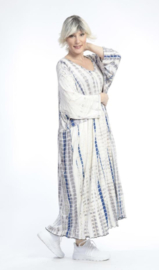 AKH oversized viscose A-lijn jurk met zakken /apart stretch