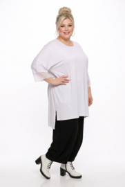 AKH oversized viscose tricot A-lijn tuniek  apart stretch
