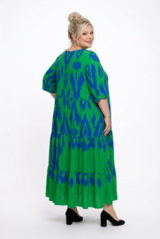 Vincenzo Allocca oversized viscose  BOHO A-lijn jurk apart