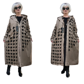 H-4 de modieuze kleuring katoen jas/blazer/vest//apart