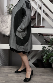 Zedd Plus viscose oversized A-lijn blazer/vest/in meerdere kleuren