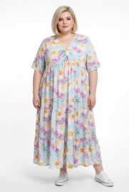 Vincenzo Allocca oversized viscose  BOHO A-lijn jurk apart