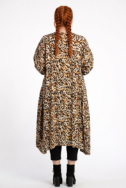 AKH oversized viscose/linnen A-lijn blazer/vest apart