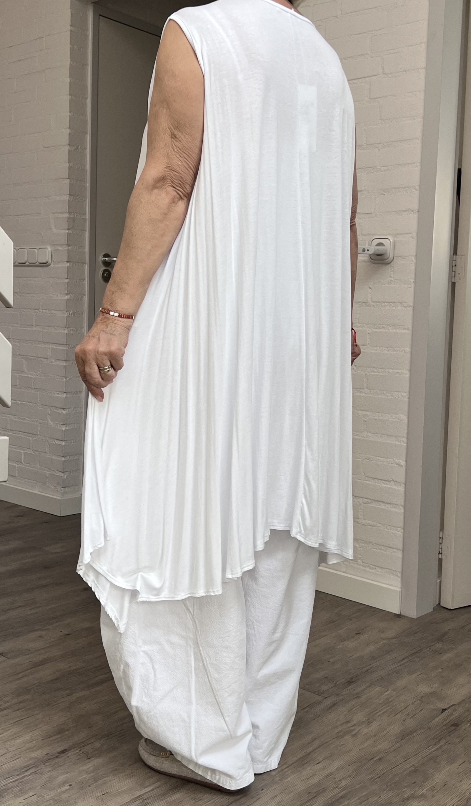 Moonshine  viscose  A-lijn tuniek stretch/in meerdere kleuren