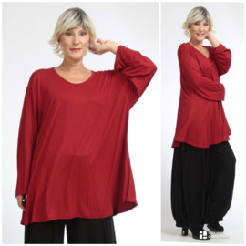 AKH oversized tricot viscose A-lijn tuniek apart stretch 