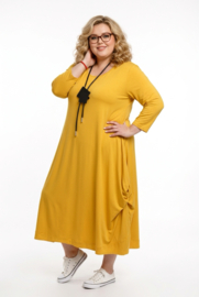 New Jersey viscose ballon jurk stretch