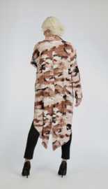 AKH oversized viscose A-lijn blouse/tuniek apart / in meerdere kleuren