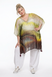 ONE OF A KIND  viscose zomer poncho/tuniek