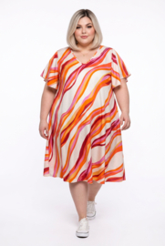 Naveed oversized viscose A-lijn jurk