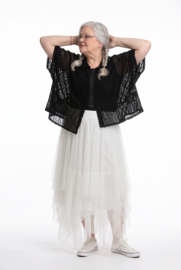 Vincenzo Allocca oversized korte vest/blazer stretch/ KANT /aparte/stretch