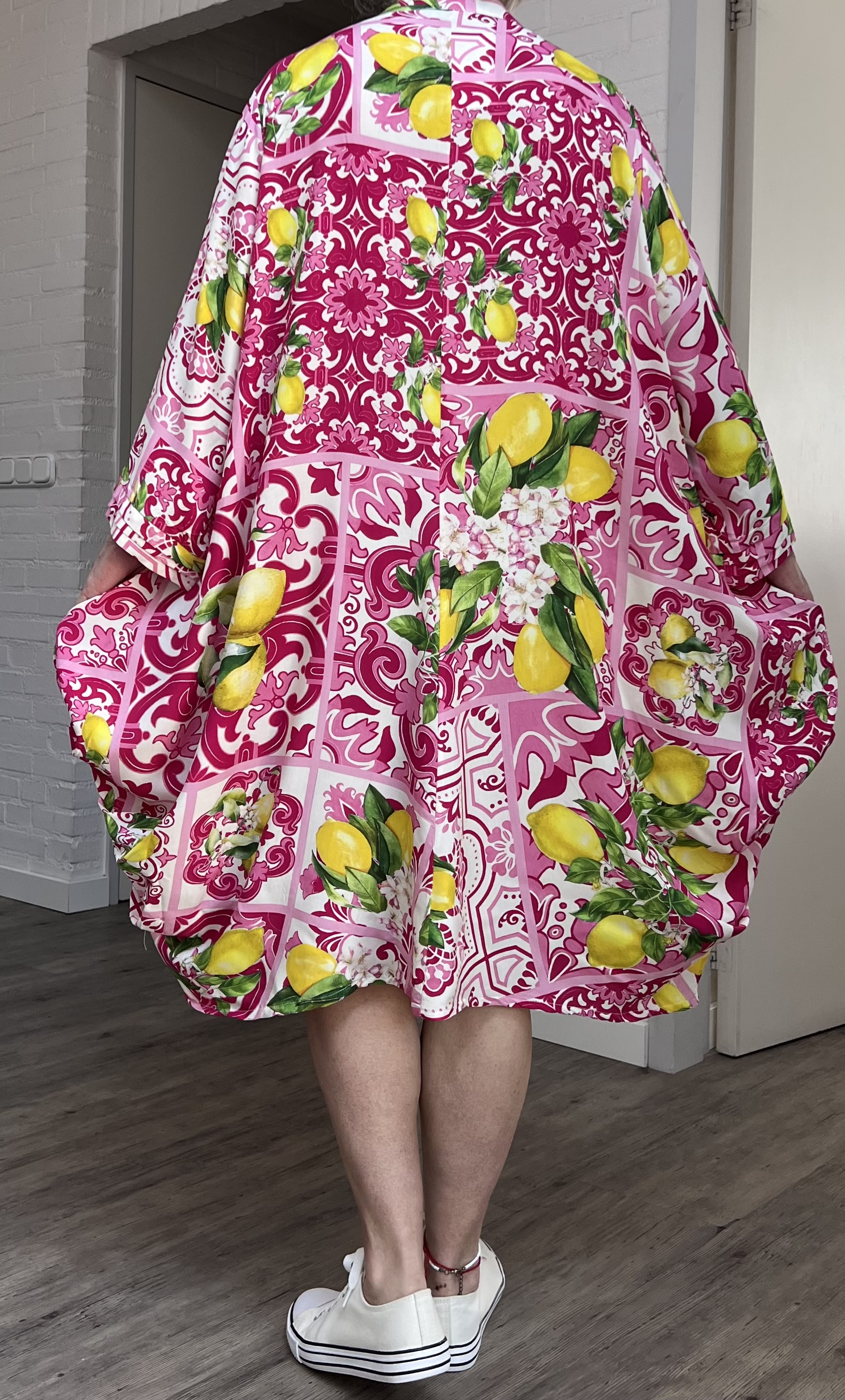 Vincenzo Allocca oversized viscose jurk/tuniek