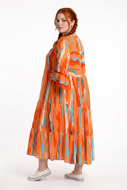ITALIA MODA viscose A-lijn BOHO jurk / meerdere kleuren
