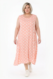 AKH oversized viscose A-lijn jurk apart