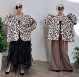 ITALIA  oversized blazer/jas apart /gevoerd
