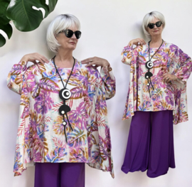 AKH viscose linnen look oversized A-lijn top
