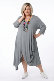 Moonshine oversized  viscose tricot tuniek apart stretch