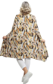 AKH oversized viscose A-lijn tuniek  apart stretch 