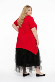 ITALIA MODA oversized viscose A-lijn tuniek stretch/in meerdere kleuren