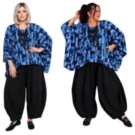 Naveed  oversized viscose punta jersey top