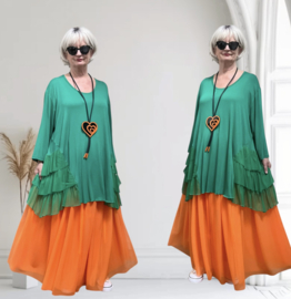 AKH oversized viscose A-lijn tuniek /apart/stretch/in meerdere kleuren