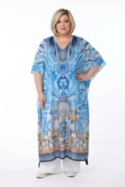 ONE OF A KIND  viscose zomer poncho/tuniek ( extra groot)