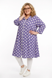 AKH oversized viscose A-lijn blazer/vest