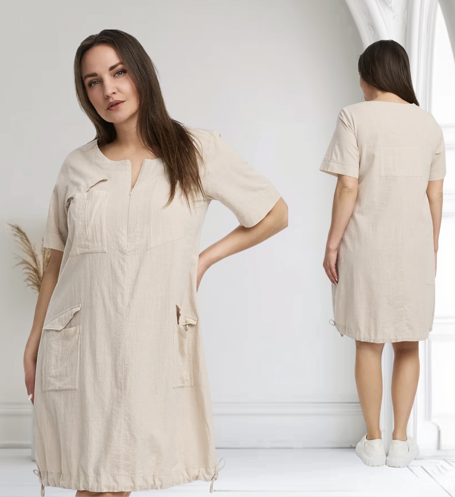KEKOO design katoen jurk