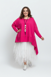 Mercy oversized katoen top stretch /in meerdere kleuren