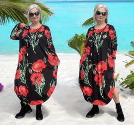 Sasha LINDA viscose jurk met zakken stretch