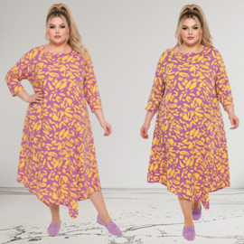 AKH oversized viscose A-lijn zomerjurk /apart