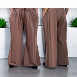Sissy Italia katoen wijde broek apart stretch