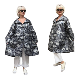 AKH A-lijn viscose mix zomerjas/apart
