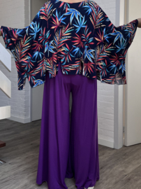 Naveed  oversized viscose jersey top/stretch