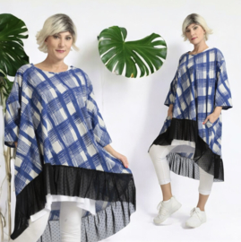 AKH viscose  A-lijn tuniek/top stretch