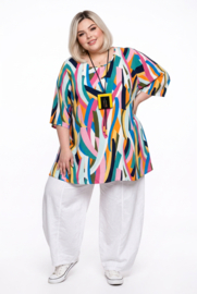 Naveed oversized viscose A-lijn tuniek