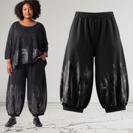 Vincenzo Allocca oversized katoen ballonbroek  stretch/zwart