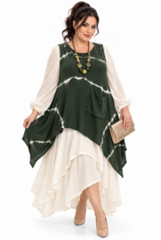 Moonshine de modieuze kleuring oversized  gebreide tuniek/top /in meerdere kleuren
