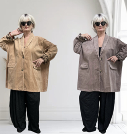 Sissi  MODA oversized katoen fijn corduroy blazer apart/in meerdere kleuren