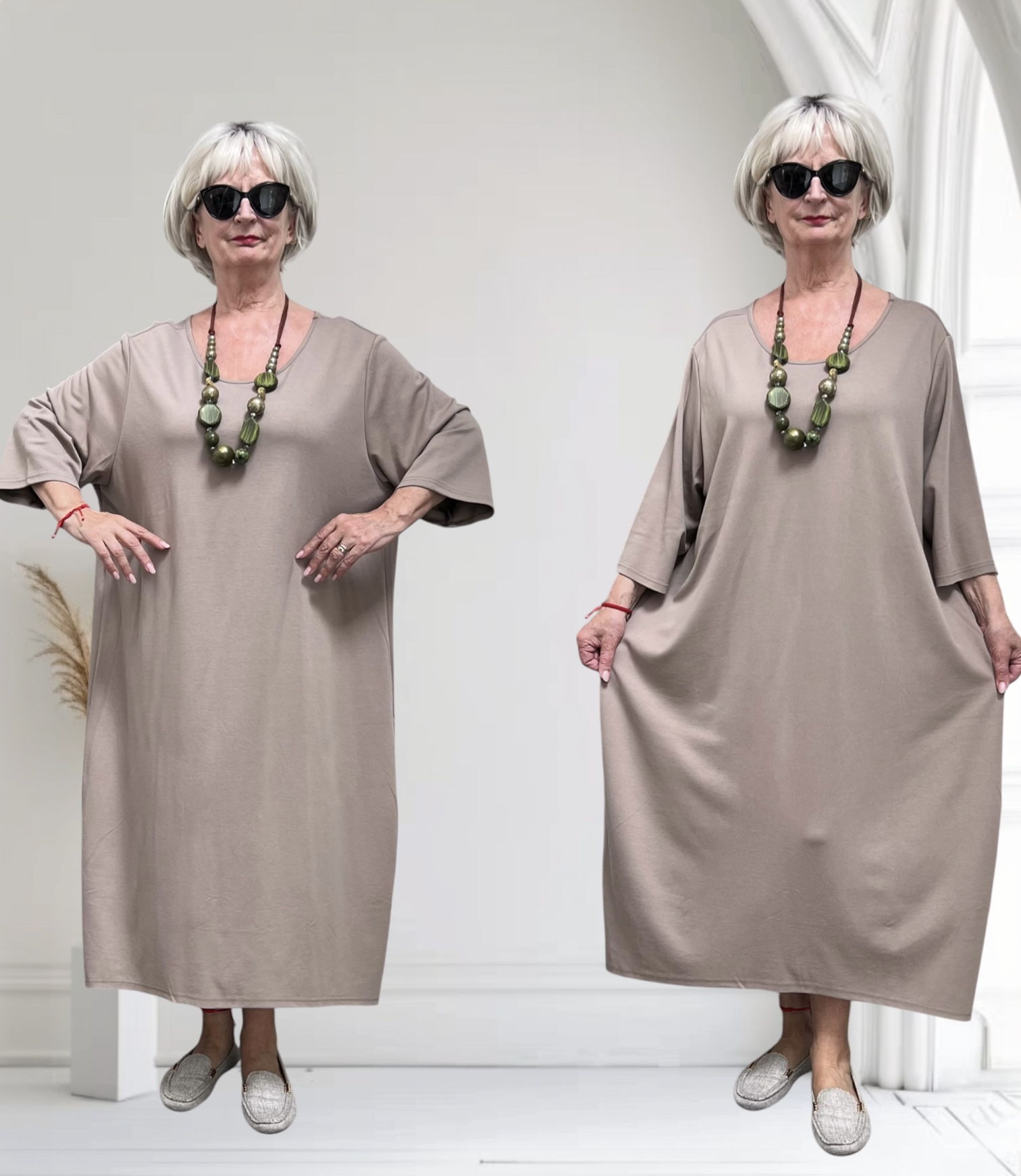 KEKOO design viscose  jurk stretch